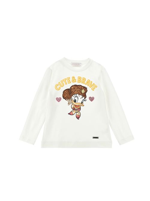 T-shirt, bambina, in jersey stretch. MONNALISA | 19H620 80040198